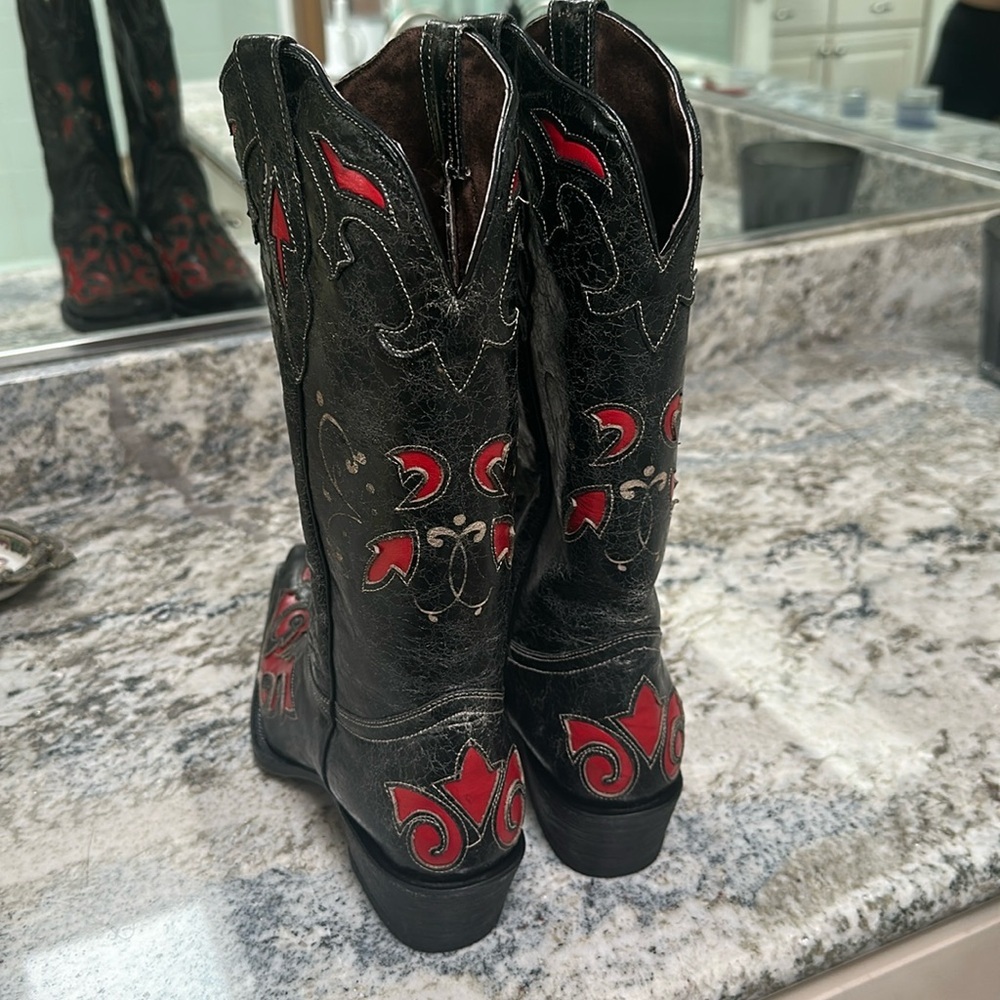 Pecos Bills Cowboy boots size 71/2 - Picture 4 of 6